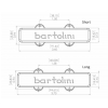 Bartolini 59CBJD L1 / S1 - Snma Jazz Bass, Dual In-Line Coil, 5-String, Set
