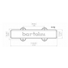 Bartolini 57CBJD-L1 - Snma Jazz Bass, Dual In-Line Coil, 5-String, Bridge