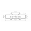Bartolini 59J-L1 - Snma Jazz Bass Dual In-Line Coil, 5-String, Bridge