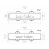 Bartolini 9SU L / S - Snma Jazz Bass, Single Coil, 4-String, Set