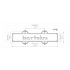 Bartolini 59CBJD-L3 - Snma Jazz Bass, Dual In-Line Coil, 5-String, Bridge