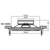 Monacor SPE-158/WS stropn reproduktor