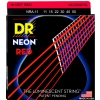 DR NRA-11 NEON Hi-Def Red Set .011-.050