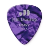 Dunlop Genuine Celluloid Classic Picks, Refill Pack, purple, heavy