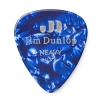 Dunlop Genuine Celluloid Classic Picks, Refill Pack, perloid blue, heavy
