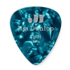 Dunlop Genuine Celluloid Classic Picks, Refill Pack, turquoise, thin