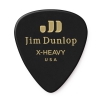 Dunlop Genuine Celluloid Classic Picks, Player′s Pack, black, extra heavy