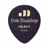 Dunlop Genuine Celluloid Teardrop Picks, Player′s Pack, black, heavy