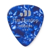 Dunlop Genuine Celluloid Classic Picks, Refill Pack, perloid blue, medium