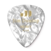 Dunlop Genuine Celluloid Classic Picks, Player′s Pack, perloid white, heavy