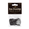 Dunlop Genuine Celluloid Classic Picks, Player′s Pack, perloid black, heavy