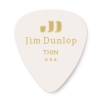 Dunlop Genuine Celluloid Classic Picks, Player′s Pack, white, thin