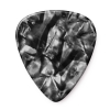 Dunlop Genuine Celluloid Classic Picks, Player′s Pack, perloid black, thin