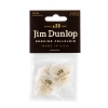 Dunlop Genuine Celluloid Classic Picks, Player′s Pack, perloid white,thin