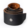 Dunlop BMF Leather Strap - Black & Natural, 2.5