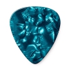 Dunlop Genuine Celluloid Classic Picks, Player′s Pack, turquoise, medium