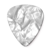 Dunlop Genuine Celluloid Classic Picks, Player′s Pack, perloid white, extra heavy