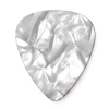 Dunlop Genuine Celluloid Classic Picks, Player′s Pack, perloid white, medium