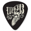 Dunlop Lucky 13 Series III Picks, motive #18 VintageSpeed, black, 0.60 mm