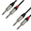 Adam Hall Cables K4 TPP 0090 Audio kábel 2 x Jack Mono 6,3 mm - 2 x Jack mono 6,3 mm, 0,9 m