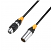 Adam Hall Cables K 4 DGH 0150 IP 65 - Kabel DMX i AES/EBU: 5-stykowe, mskie XLR - eskie XLR, IP65, 1,5 m