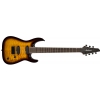 Jackson Js Series Dinky Arch Top Js32-7q Dka Ht, Rosewood Fingerboard, Tobacco Burst