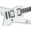 Jackson Js Series Signature Gus G. Star Js32, Rosewood Fingerboard, Satin White With Black Pinstripes