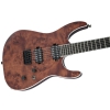 Jackson Pro Series Soloist Sl2p Ht Mah, Mahogany Body With Poplar Burl Top, Ebony Fingerboard, Carmel Burl