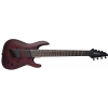 Jackson X Series Dinky Arch Top Dkaf8 Ms, Dark Rosewood Fingerboard, Multi-Scale, Stained Mahogany