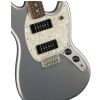 Fender Mustang 90, Pau Ferro Fingerboard, Silver