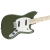 Fender Mustang, Maple Fingerboard, Olive