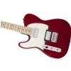 Fender Contemporary Telecaster Hh Left-Handed, Maple Fingerboard, Dark Metallic Red