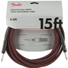Fender Professional Series Instrument Cable 15′ Red Tweed