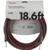 Fender Professional Series Instrument Cable 18,6′ Red Tweed