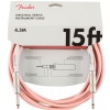 Fender Orginal 15′ Shell Pink guitar cable