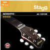 Stagg AC-12ST-BR struny na akustick gitaru 10-48