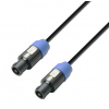 Adam Hall Cables K3 S225 SS 1500 - przewód głośnikowy 2 x 2,5 mm2 standardowe złącze głośnikowe 4-stykowe - standardowe złącze głośnikowe 4 stykowe, 15 m