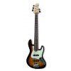 Lakland Skyline 55-60 Bass, 5-String - Three Tone Sunburst Gloss