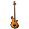  Lakland Skyline 55-02 Deluxe Bass, 5-String - Quilted Maple Top, Cherry Sunburst Satin