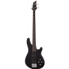 Schecter C-4 Deluxe Satin Black bass guitar