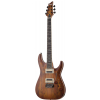 Schecter C-1 Exotic Spalted Maple Satin Natural Vintage Burst electric guitar