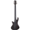 Schecter Stiletto Studio-6 See-Thru Black Satin bass guitar