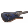 Schecter Omen Elite 8 MultiScale, See Thru Blue Burst  electric guitar