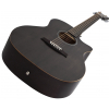 Schecter 3716 Deluxe See-Thru Black Satin acoustic guitar