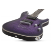 Schecter C-1 Platinum Satin Purple Burst electric guitar