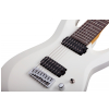 Schecter C-8 Deluxe  Satin White electric guitar