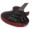 Schecter Nadja Peulen NP-4  Red Syren bass guitar