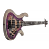 Schecter Riot 4  Aurora Burst bass guitar