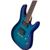 Schecter C-6 Plus Ocean Blue Burst  electric guitar