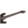 Schecter Demon 7 FR Satin Black electric guitar